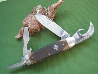 Vtg Ulster Usa Bsa Boy Scout Camp Utility Knife Stainless (rare)