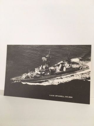 Pc Us Navy Destroyer Dd - 888 Uss Stickell