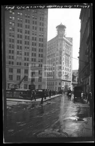1929 Lehman Bros Beaver St Manhattan Nyc York City Old Photo Negative 679b