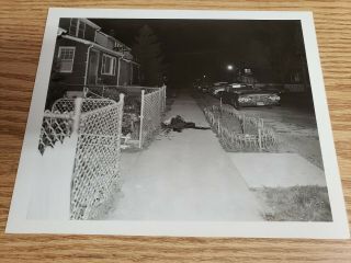 Nypd Crime Scene Photo Black Man Murdered On Sidewalk Morbid Graphic