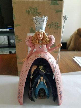 Disney Jim Shore Wizard Of Oz Glinda Spellbound Nesting Dolls 4037533 Nrfb Rare