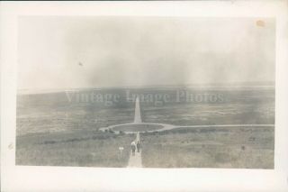 1932 Photo Wright Brothers View Monument Kitty Hawk Vintage Image