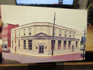 Vintage Old Postcard Pennsylvania Mars National Bank Grand Avenue Marshall Way