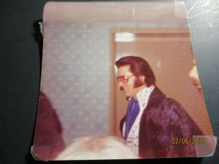 Elvis Presley Candid Color Photo 3.  5 X 3.  5 Greensboro N.  C.  1974
