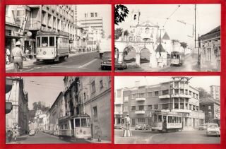 4 Tram Eléctrico Photos - Smc Coimbra - Brill Cars: Street Scenes: Portugal 1976