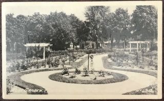Vintage Postcard St Catherines,  Ontario,  Canada - Montebello Park - Rose Garden 1930