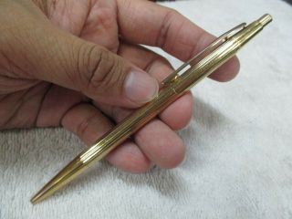 MONTBLANC56 NOBLESSE GOLD PLATED BALL POINT PEN LOGO TOP 2