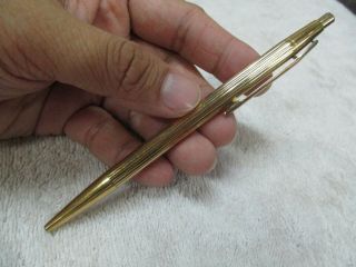 MONTBLANC56 NOBLESSE GOLD PLATED BALL POINT PEN LOGO TOP 3