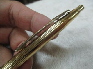 MONTBLANC56 NOBLESSE GOLD PLATED BALL POINT PEN LOGO TOP 4