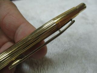 MONTBLANC56 NOBLESSE GOLD PLATED BALL POINT PEN LOGO TOP 5