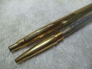 MONTBLANC56 NOBLESSE GOLD PLATED BALL POINT PEN LOGO TOP 7