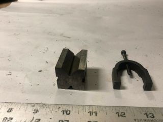 Machinist Tools Lathe Mill Machinist Brown & Sharpe V Block And Clamp