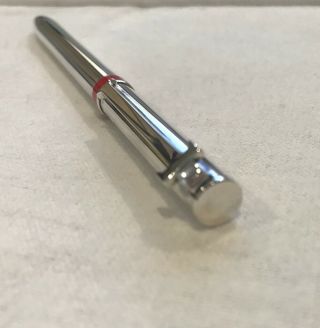 Tiffany & Co.  Sterling Silver Enamel Retractable T - clip Ballpoint Pen 5