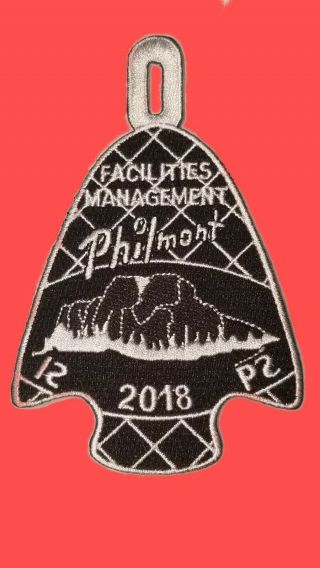 2018 Philmont Scout Ranch Facilities Management Arrow Patch