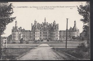 France Postcard - Chambord - Le Chateau Vu De La Route De Saint - Die B1052