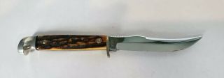 Vintage Case Xx Usa 523 - 3 1/4 Ss Stag Handle Ssp Small Game Knife