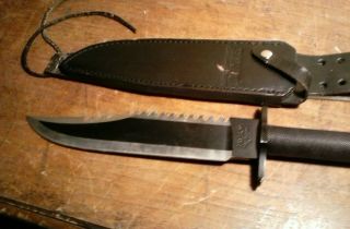 RAMBO FIRST BLOOD PART II BOWIE KNIFE AND SHEATH 3