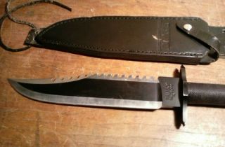 RAMBO FIRST BLOOD PART II BOWIE KNIFE AND SHEATH 6