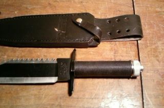 RAMBO FIRST BLOOD PART II BOWIE KNIFE AND SHEATH 7