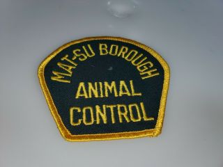 Vintage Shoulder Patch From Mat - Su Borough Animal Control Patch