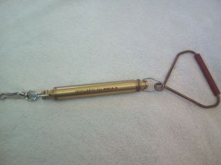 Chatillon Model In - 30 Brass Hanging Scale