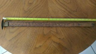 VINTAGE Lufkin Lumber MEASURE YARD STICK Rule Cane 3 SCALE 8