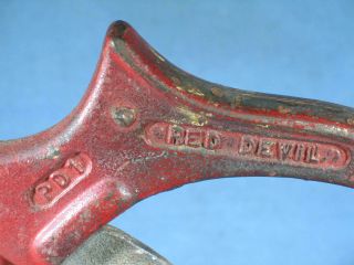 Vintage RED DEVIL PD1 Glazing Point Driver Gun D w/ Box of Points Made in USA 4