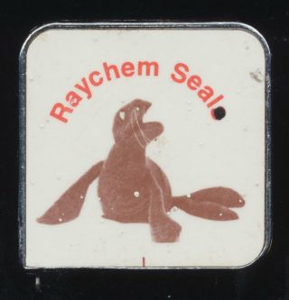 Vintage Raychem Seals Advertising 6 Ft Tape Measure " Heat Shrink Sleeves Tubes "