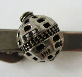 Vintage Nasa Telstar Communication Satellite Tie Clip Bell Labs At&t Space 1960s