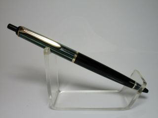 Vintage Pelikan 355 Ballpoint Pen Green Striated
