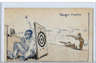 Military Practice Comic Black Americana 1917 Southern Post Card Co Montgomery Al