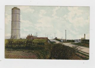 Old Card Of The Old Lighthouse Flamborough Head East Yorkshire Around 1910