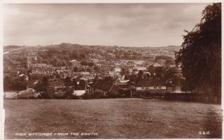 High Wycombe - From The South,  Real Photo By Valentine 