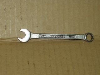 Vintage 4 1/2 " Plomb/plvmb Pebble Design 3/8 " Combo Wrench Tool 1212 -