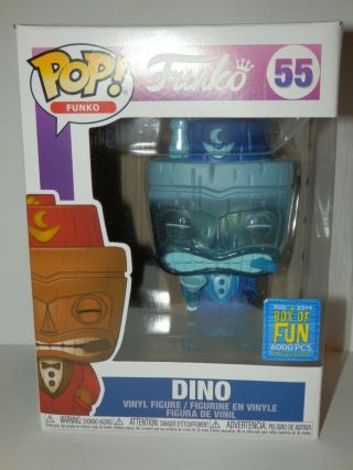 Funko Pop Sdcc 2019 Fundays Box Of Fun Blue Dino Limited Edition 6000