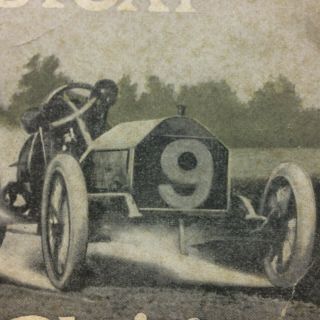 Vintage Postcard Polarine Oil Advertising Antique Car Racing Ad 3