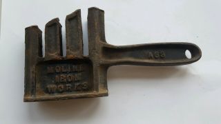 Vintage Moline Cast Iron Steel Chain Detacher Breaker Farm Tractor Tool