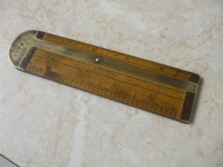 Vintage/antique Rabone Wire Rope And Chain Measure Rule