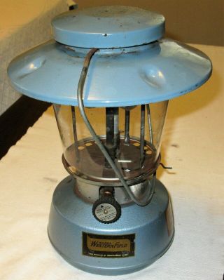 Wards Western Field Lantern - Two Burner Camp Lantern & Case