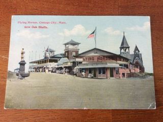 Postcard Cottage City,  Mass.  Oak Bluffs.  Martha 