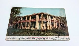 Tampa,  Fl An Old Spanish Mansion Pm 1906 Desoto,  Fl Springfield,  Il Impressexpress