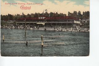 Bathing At Euclid Beach In The Evening Cleveland Oh Ohio Perry Slogan Cancel