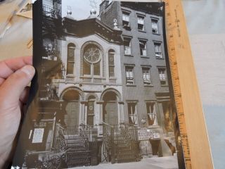 1934 65 E.  3 St.  Lower East Side Jewish Synagogue York City Photo Reprint