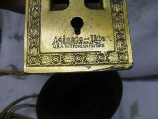 Vintage Antique Farberware ADJUSTO - LITE Brass Clip On Lamp - Fine 3