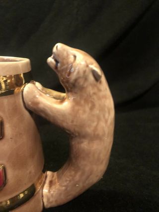 Rare Vintage Cornell University York Ceramic Beer Stein Mug Bear Handle C 3
