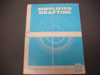 1951 Jones & Lamson Simplified Drafting Employee Instructions Springfield M6229