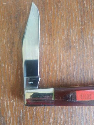 CASE 6143 GRAND DADDY BARLOW Vintage 1976 4 - dot Knife with Price Tag 4