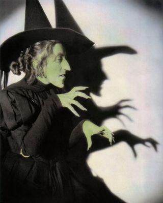 Margaret Hamilton Wicked Witch Of The West 1939 11x14 " Hand Color Tinted Photo