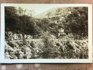 Vintage Real Photo Postcard Mt.  Pisgah Road,  North Carolina,  Mailed 1937