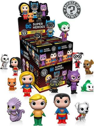Funko Mystery Minis Dc Heroes & Pets Mystery Box [12 Packs]